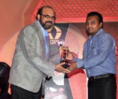 Receiving Award Best Doctor Psychotherapy (India) from NBC for year 2011 at Hotel Trident, Mumbai